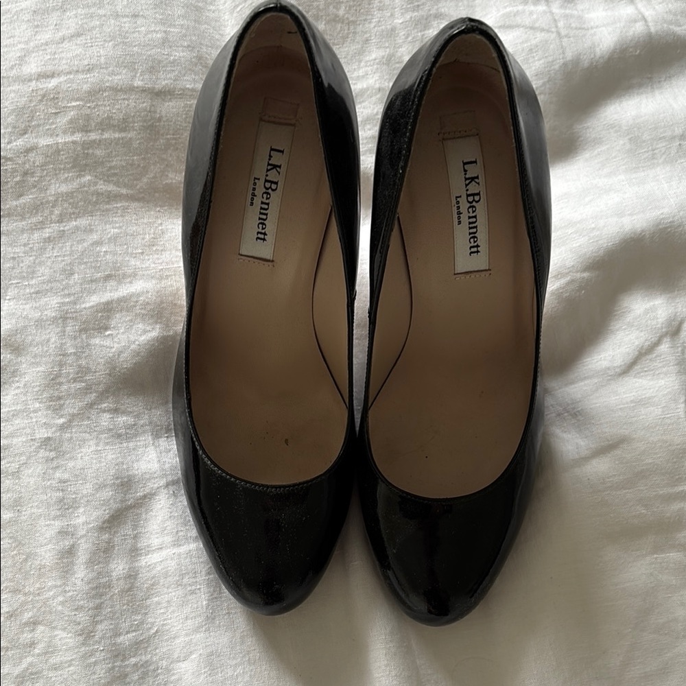 LK Bennett Black Patent Heels